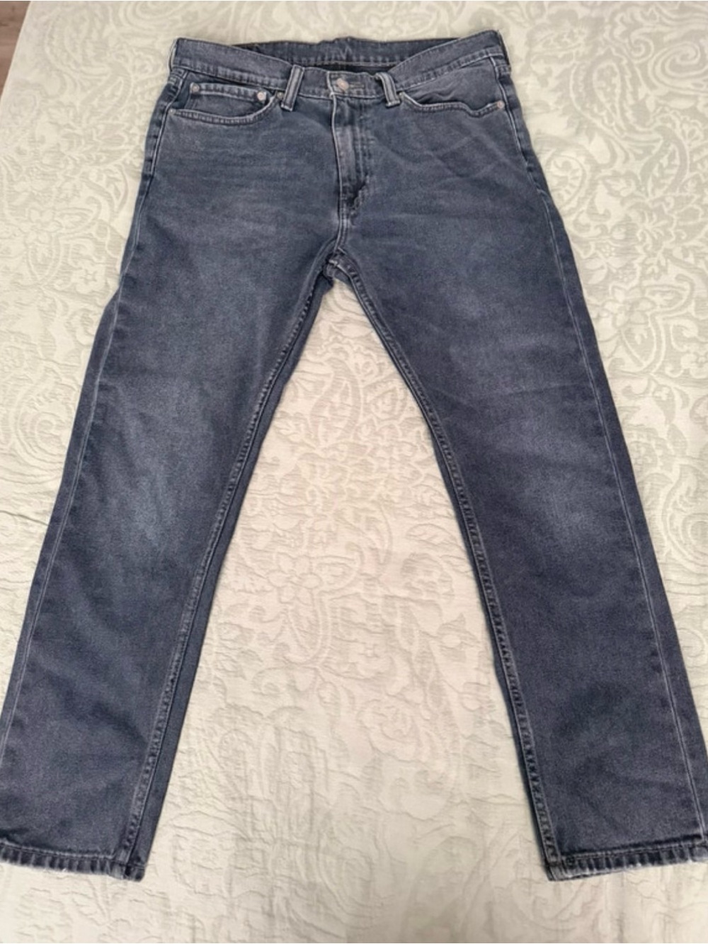 Levi's 510 Skinny Jeans Mens W34 L29 Gray Wash Stretch Denim 34x29